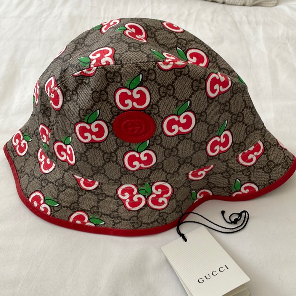 Gucci Cherry 🍒 Collection Fedora Hat/ Bucket Hat